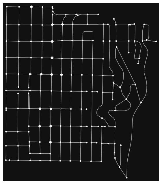 'Driving Network in Madrona, Seattle'
